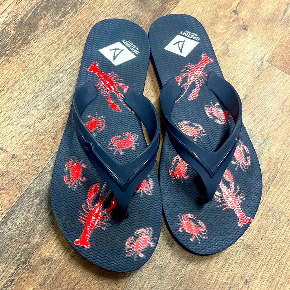 New Sperry flip flops